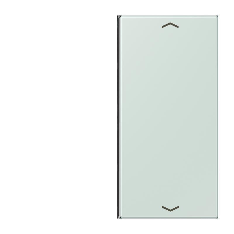 Jung - Abdeckung/Bedienelement für Installationsschalterprogramme Taste 2fach m. Pfeilsymb. LC 402 TSAP 215 ceruleen pale