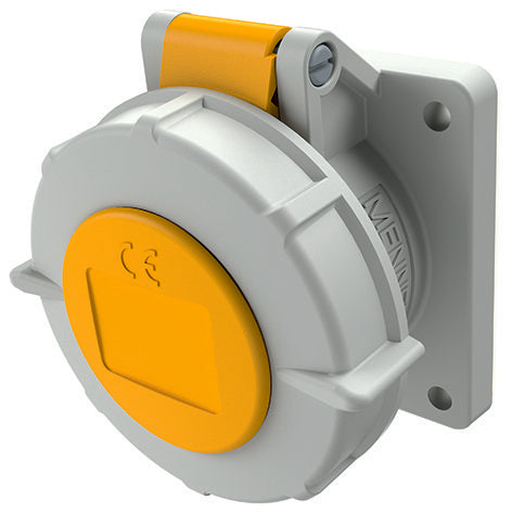 Mennekes - CEE-Anbausteckdose (IEC 60309) Anbaudose TwinCONTACT 1710 16A4p4h110V, IP67