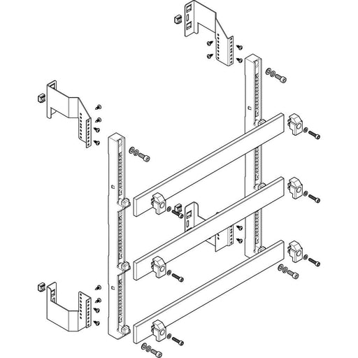 ABN - Verteilerfeld für Installationsverteiler Sammelschienen-Modul MFSC25983 flach 2FB/5RE