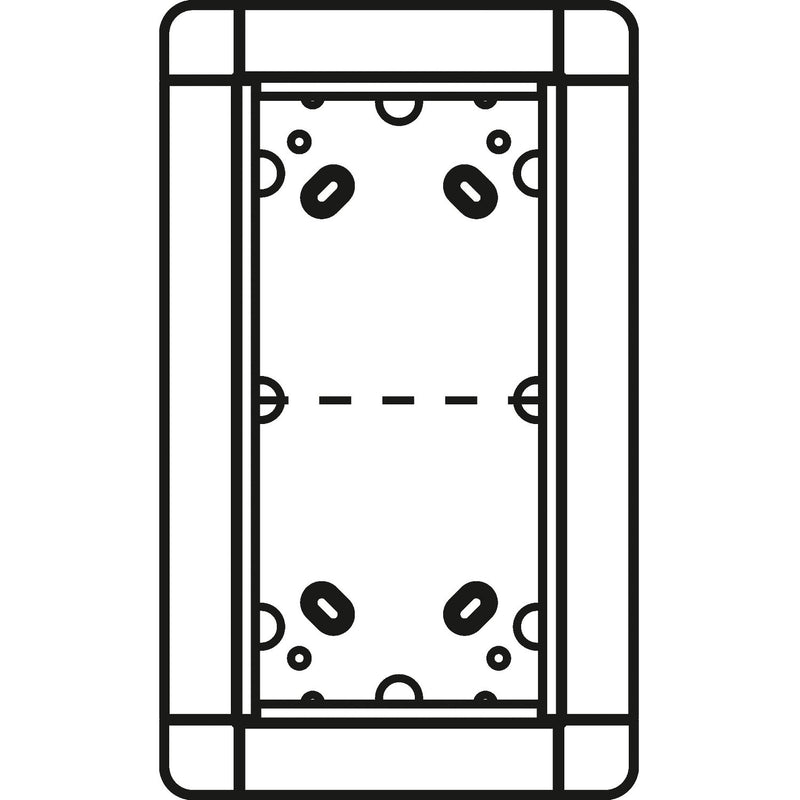 Ritto - Montageelement für Türstation Portier UP-Rahmen si 1881220 2-fach, 141x238mm