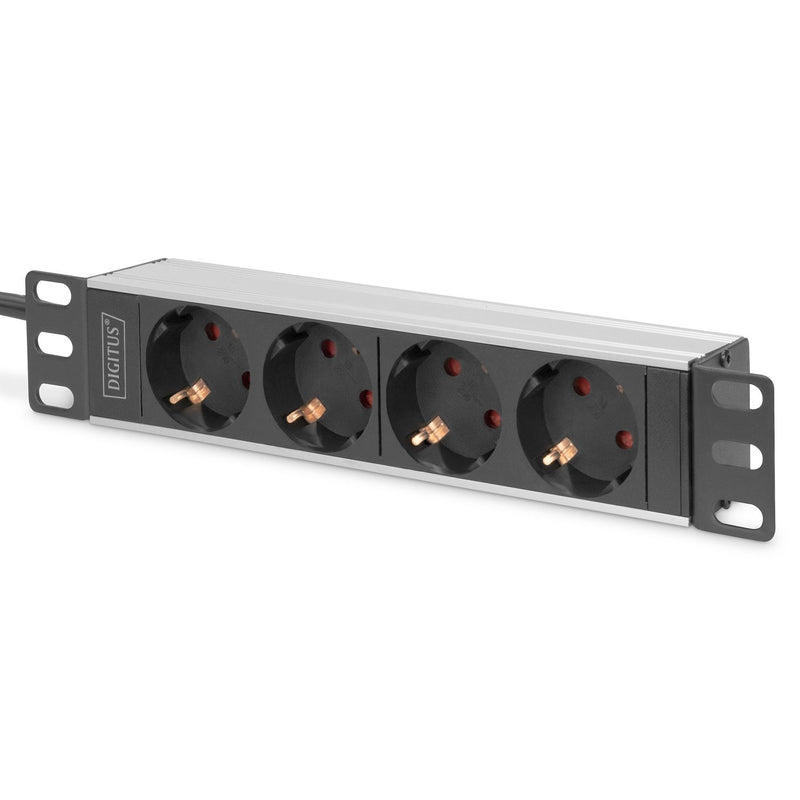 DIGITUS - Power distribution unit (PDU) Steckdosenleiste DN-95418 Aluminium, 254 mm