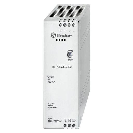 Finder - Gleichstromversorgung Schaltnetzteil 78.1A.1.230.2402 24 V 120 W