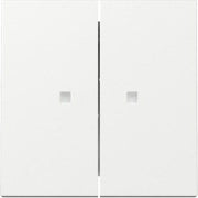 Gira - Abdeckung/Bedienelement für Installationsschalterprogramme Wippe 2f Kontrollf. 363103 Reinweiß