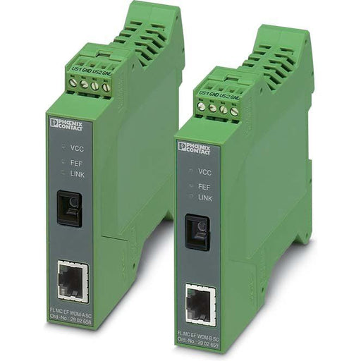 Phoenix Contact - Media Konverter LWL-Konverter FL MC EF WDM-A SC 10/100BASE-T(X) − 1 Stück