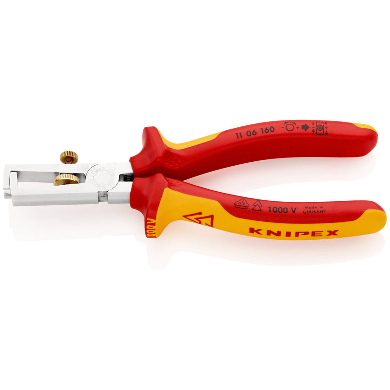 Knipex - Abisolierzange 11 06 160 isoliert, 160mm