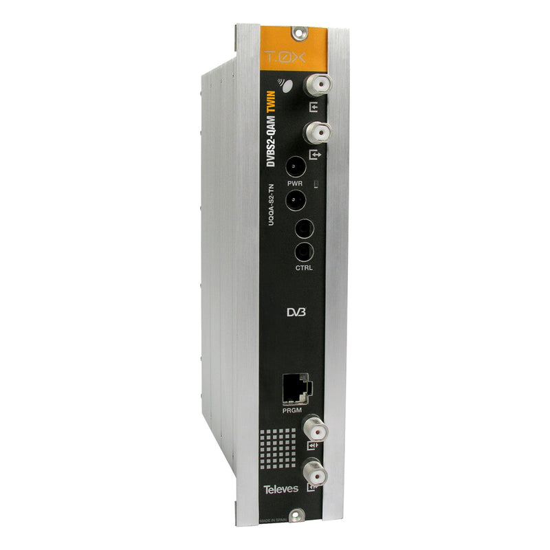 Televes - Modul für Kopfstelle TWIN-Umsetzter T-0X UQQA-S2-T DVB-S2 in QAM