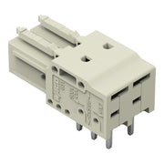 WAGO GmbH & Co. KG - Leiterplattensteckverbinder THTFederleiste abgewinkelt 831-3522 Maß 7,62mm,lgr − 48 Stück