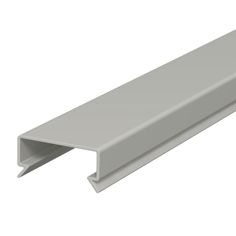 OBO Bettermann - Oberteil für Verdrahtungskanal Deckel LK4 D 25 RAL 7030 − 2 Meter