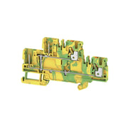 Weidmüller - Durchgangs-Reihenklemme Reihenklemmen APGTB 2.5 2T PE 4C/2 A-Reihe Universal − 50 Stück