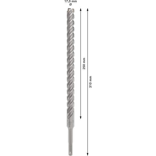Bosch - Bohrer PRO SDS plus-5X 2608836629 Hammerbohrer 17 x