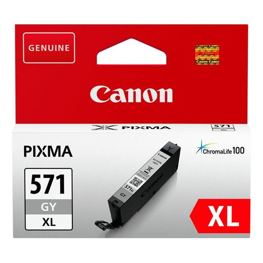 Canon - Verbrauchsmaterial für Telefax/Drucker/MFC Tintenpatrone CLI-571GY XL grau