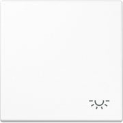 Jung - Abdeckung/Bedienelement für Installationsschalterprogramme Wippe Symbol LICHT aws LS 990 L WW für Taster