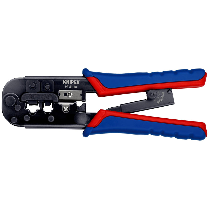 Knipex - Spezialwerkzeug für Kommunikationstechnik Crimpzange 97 51 10 SB 190mm