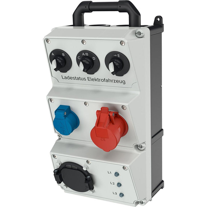 Mennekes E-Mobil - CEE-Steckdosen-Kombination (IEC 60309) Prüfbox 320011 für Ladestationen