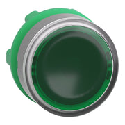 Schneider Electric - Frontelement für Drucktaster Leuchtdrucktaster ZB5AA38C0 grün, 22mm, in grau