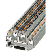 Phoenix Contact - Durchgangs-Reihenklemme Doppelstock-Klemme PTTB 1,5/S-PV 0,14-1,5qmm, grau − 50 Stück