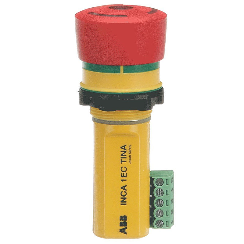 ABB Stotz S&J - NOT-AUS-Taster, Komplettgerät Not-Halt-Taster Inca 1 EC Tina mit Statusbus