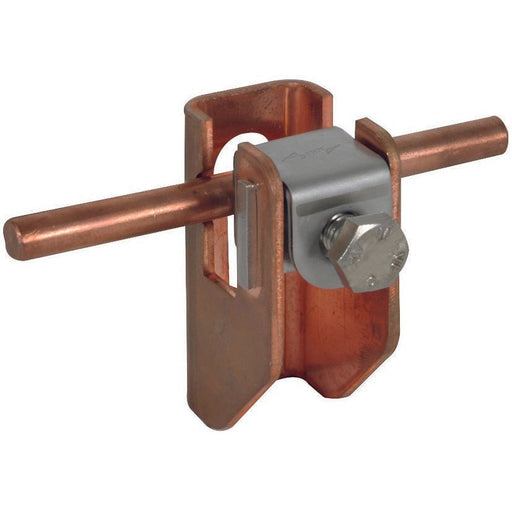 DEHN - Leitungshalter für Blitzschutz Flachband-Rundltg.-Halter FRH116.10 WA11 B7 CU Cu