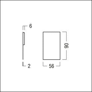 Zumtobel Group - Mechanisches Zubehör/Ersatzteile für Leuchten Abschlussplatte SUI 3PH/L3 #60211028