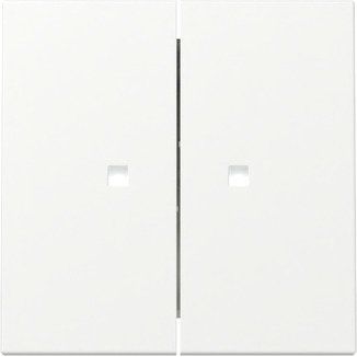 Gira - Abdeckung/Bedienelement für Installationsschalterprogramme Wippe 2f Kontrollf. 363127 Reinweiß m