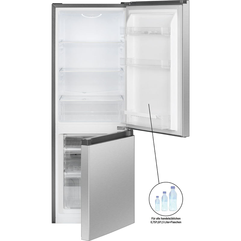 Bomann DA - Kühl-/Gefrierkombination Kühl/Gefrierkombi KG 322.1 inox-look 143cm,165L