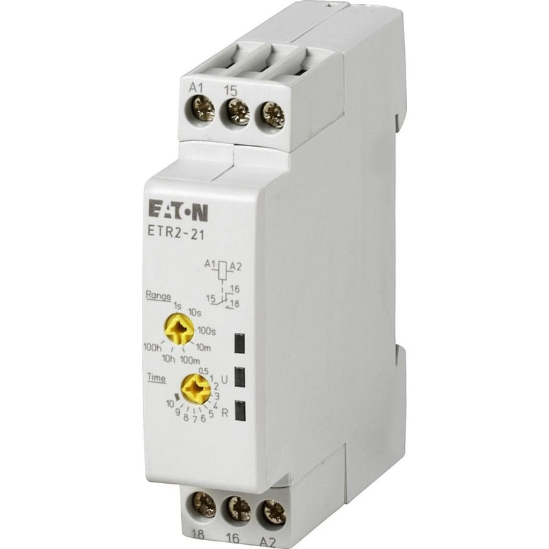 Eaton - Zeitrelais Elektron.Zeitrelais ETR2-21 0,5s-100h ein.wisch
