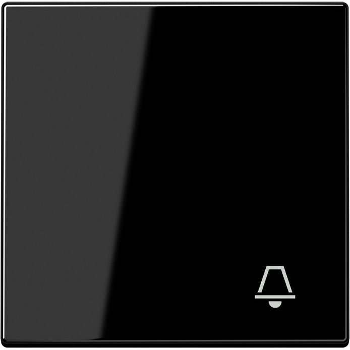 Jung - Abdeckung/Bedienelement für Installationsschalterprogramme Wippe Symbol KLINGEL sw LS 990 K SW für Taster