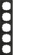 Eltako - Abdeckrahmen 5-fach-Universalrahmen R5UE55-am anthrazit matt