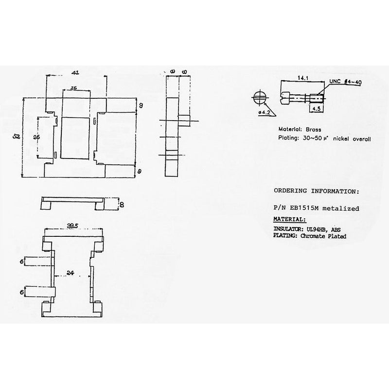 EFB-Elektronik - D-Sub-Haube D-Sub Leergehäuse EB1515M 15-15pol. metallisi