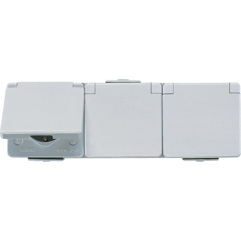 Jung - Steckdose SCHUKO-Steckdose 3-fach 623 W 16A 250V