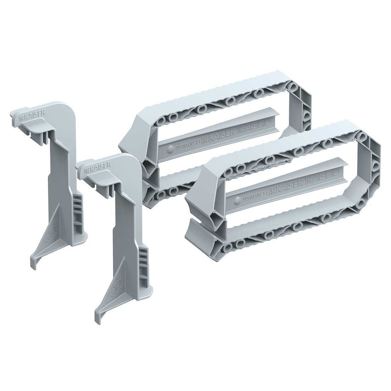 Kaiser - Zubehör/Ersatzteile für Leuchteneinbaugehäuse Prefix Montageset 1299-65 2-fach,Wandeinbau