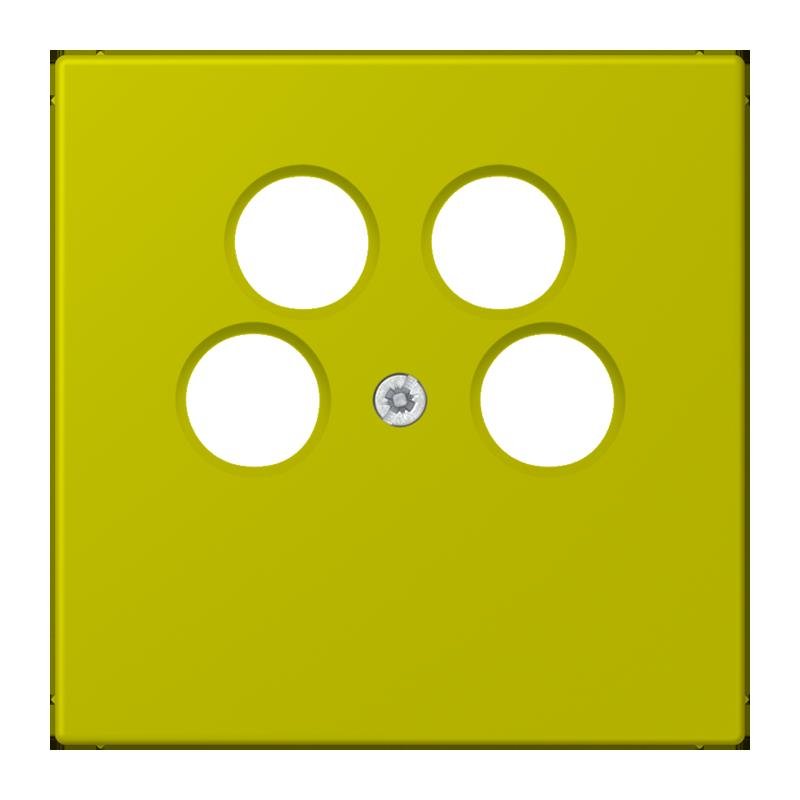 Jung - Einsatz/Abdeckung für Kommunikationstechnik Abdeckung für SAT-TV LC 990-4 SAT2 249
