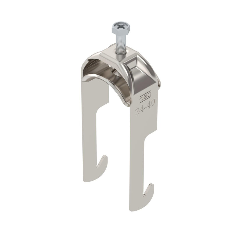 OBO Bettermann - Bügelschelle BS-W1-M-40 A2 34-40mm − 25 Stück