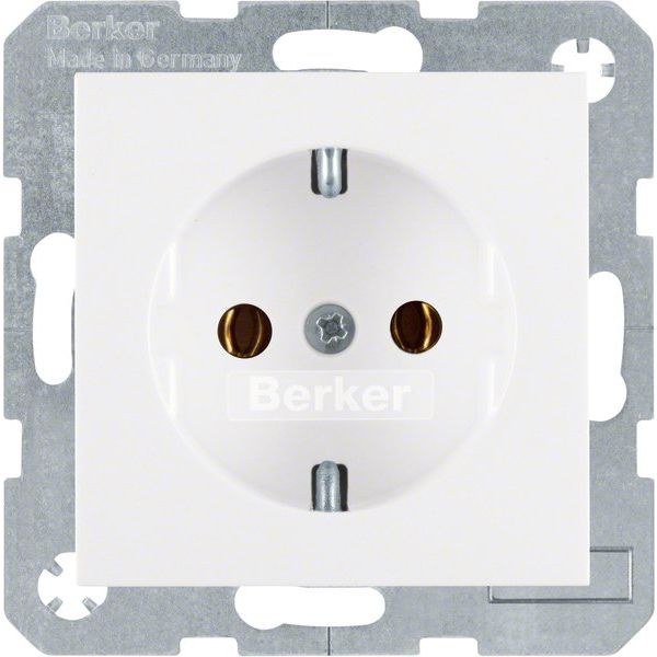Berker - Steckdose Schuko-Steckdose pws 47431909 mit Steckklemmen