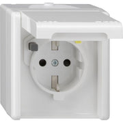 Gira - Steckdose FI-Schutz-Steckdose rws 267730 30mA mit Klappdeckel