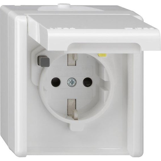 Gira - Steckdose FI-Schutz-Steckdose rws 267730 30mA mit Klappdeckel