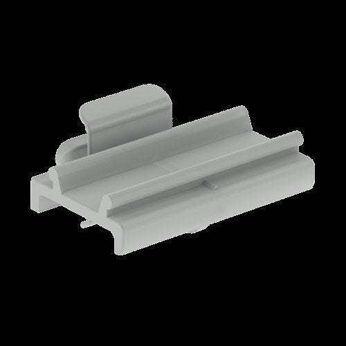 Unex - Kennzeichnungsmaterial Etikettenträgerhalterung 40801-44 grau 30X24 U43X − 100 Stück by Unex
