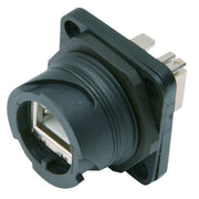 Telegärtner - Modularer Steckverbinder STX V1 Flanschset 100007417 RJ45 Kupplung Cat.6