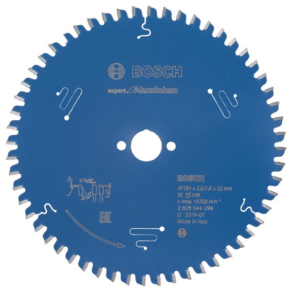 Bosch - Kreissägeblatt Expert for 2608644099 Aluminium H 184 x 20