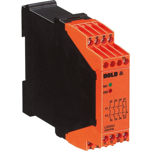 Dold&Söhne - Gerät zur Überwachung von sicherheitsgerichteten Stromkreisen Not-Aus-Modul LG5924.48/61 DC24V  − 1 Stück