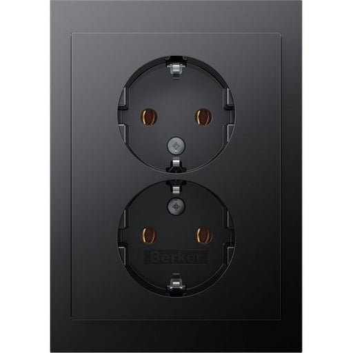 Berker - Steckdose Doppelsteckdose SCHUKO 47747006 K.1 anth matt lack