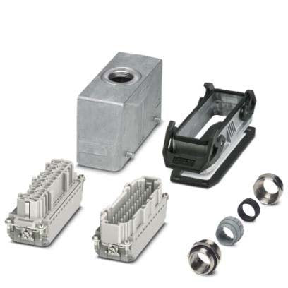 Phoenix Contact - Rechtecksteckverbinder, Set (Industriesteckverbinder) Steckverbinder-Set HC-STA-B24PT#1416352