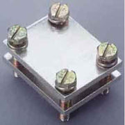 Wöhner - Sammelschienenklemme Plattenklemme 01587 − 10 Stück