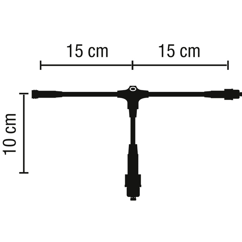 Scharnberger+Hasenbein - Elektrisches Zubehör/Ersatzteile für Leuchten T-Verbinder 58505 Quick Fix Indoor sw