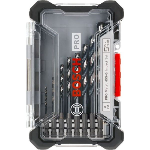 Bosch - Bohrer-Set PRO Metal HSS-G Impact 2608577146 Spiralbohrer Set