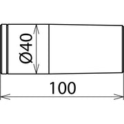 DEHN - Zubehör/Ersatzteile für Sicherheitsgeräte Saugrohradapter SRA MS D20/40mm