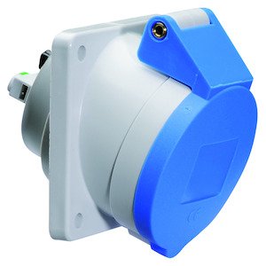 Bals Elektrotech - CEE-Anbausteckdose (IEC 60309) Anbausteckdose geneigt 16A 12744 5p 230V 9h IP44