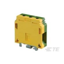 Krüger-Werke - Schutzleiter-Reihenklemme D70/22.P 70qmm 22mm gr/ge − 10 Stück