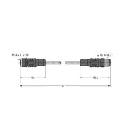 Turck - Konfektioniertes Sensor-Aktor-Kabel RFID-Leitung RK4.5T-10 #6699202 Standard