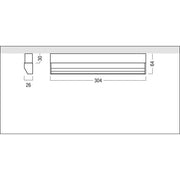Zumtobel Group - Downlight/Strahler/Flutlicht LED - Wandfluter SUP2 S WW  #42927733 3000K DALI schwarz